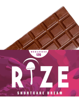 Rize | Shortcake Dream Mushroom Chocolate Bar | Megasdose 12g Bar