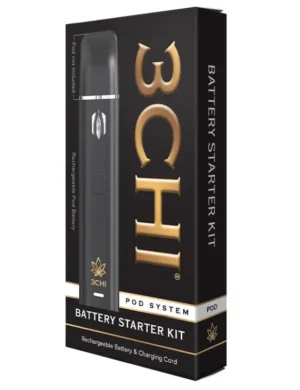 3CHI | THC Pod Battery Starter Kit – Vape Battery for Pod System