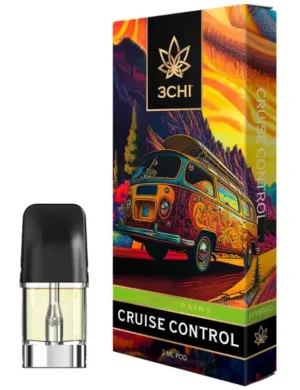 3CHI | True Strain THC Vape Pod – Cruise Control | Hybrid – 2g Disposable Vape Pod