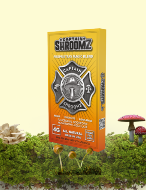 Captain Shroomz | Magic Blend Mushroom Chocolate | 4G – Belgian Chocolate