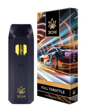 3CHI | True Strains Full Throttle THC Vape | Sativa – 3g Disposable Vape