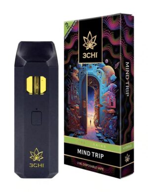 3CHI | True Strains Mind Trip THC Vape | Hybrid – 3g Disposable Vape