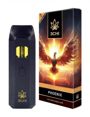 3CHI | True Strains Phoenix THC Vape | Sativa – 3g Disposable Vape