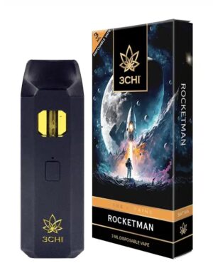3CHI | True Strain Rocket Man THC Vape | Sativa – 3g Disposable Vape