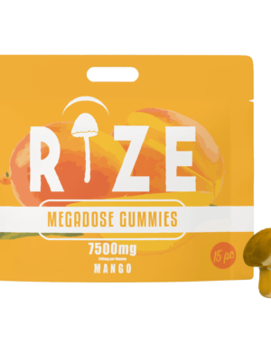 Rize | Mango Mushroom Gummies | Megadose 7500mg – 15ct