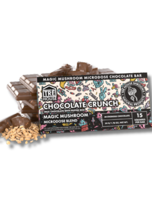 TRE House | Chocolate Crunch Magic Mushroom Chocolate Bar | 15 squares per bar