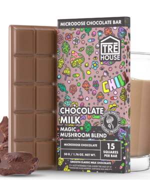 TRE House | Chocolate Milk Magic Mushroom Chocolate Bar | 15 squares per bar