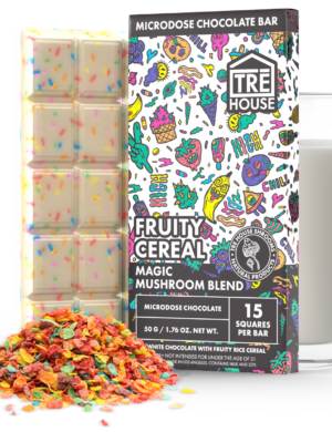 TRE House | Fruity Cereal Mushroom Chocolate | 15 squares per bar
