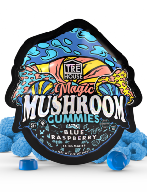 TRE House | Blue Raspberry Magic Mushroom Gummies | 15ct